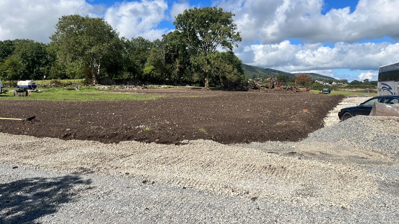 Completed groundworks project