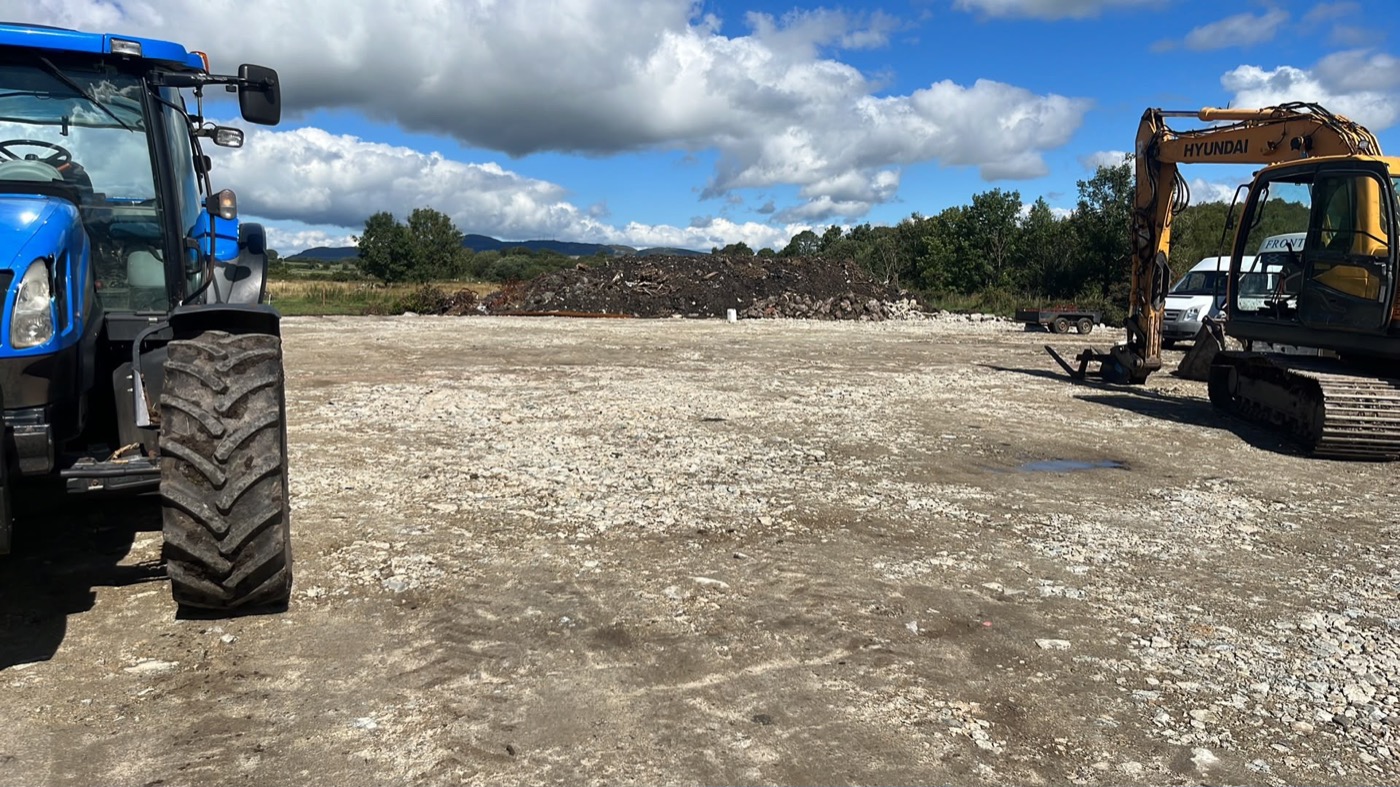 Finished site works